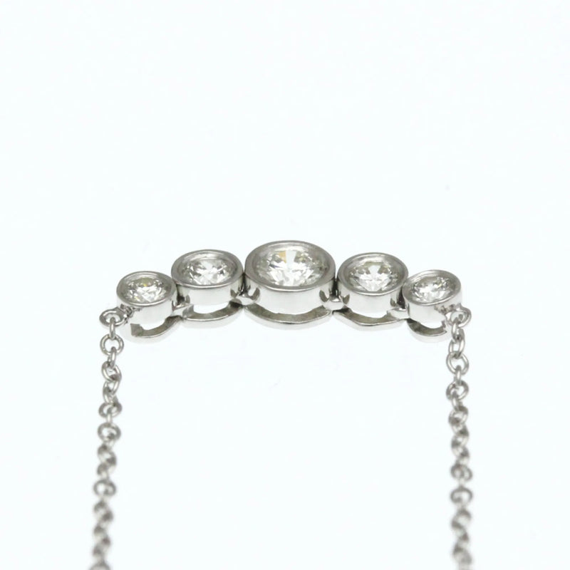 Tiffany & Co. Jazz Graduated Pendant Platinum And Diamonds Silver Jewelry