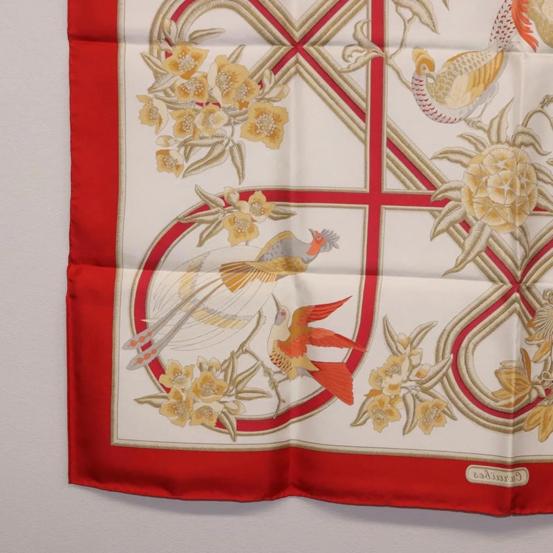 Hermes Carré 90 Silk Multicolor Red Accessory