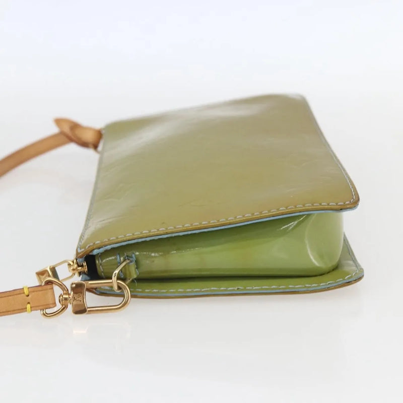 Louis Vuitton Lexington Pochette Monogram Vernis Blue Patent_leather Bag