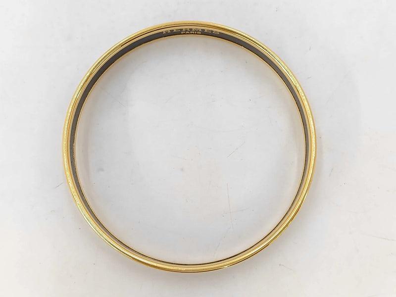 Hermes Uni Bangle Enamel Multicolour Metal Jewelry