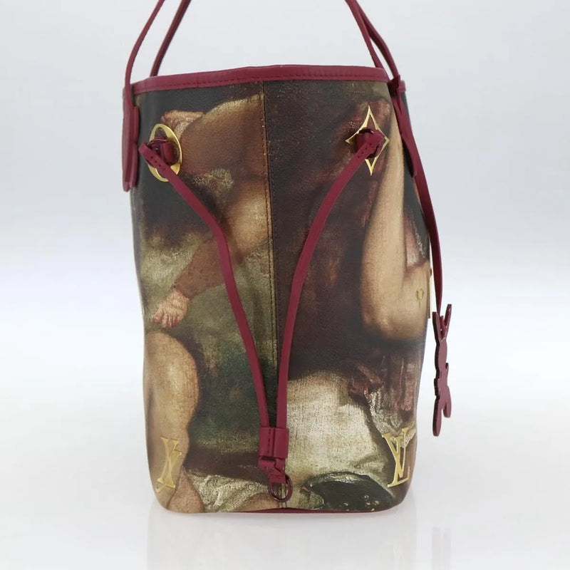 Louis Vuitton Neverfull Nm Tote Limited Edition Jeff Koons Titian Print Canvas Multicolour Bag
