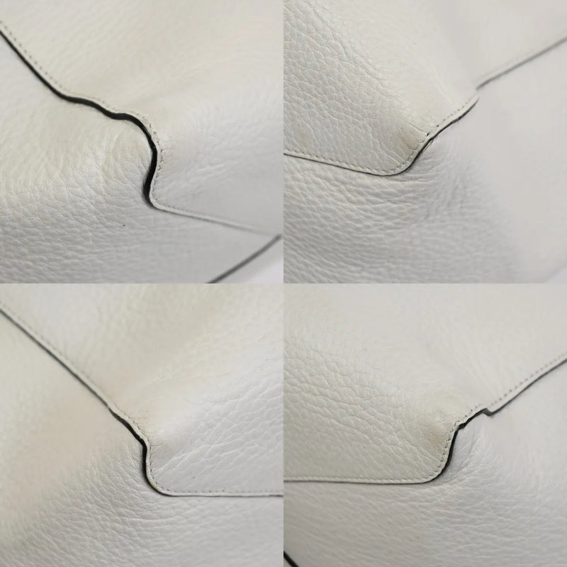 Prada Vintage Tote Leather White Bag