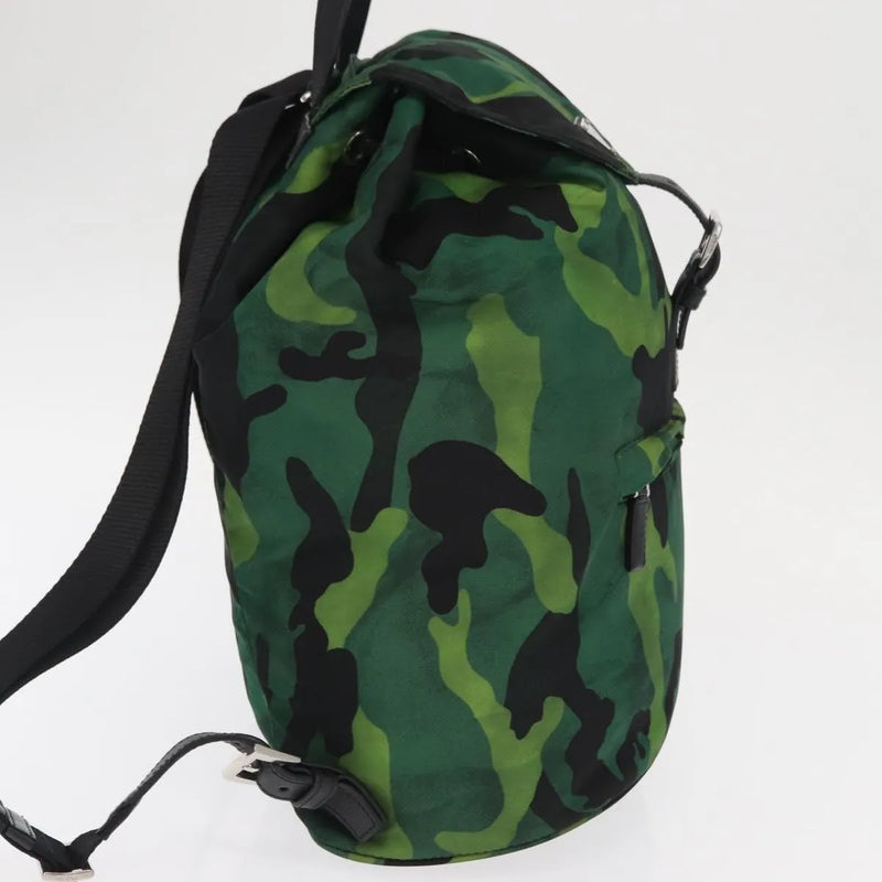 Prada Camouflage Tessuto Green Nylon Bag