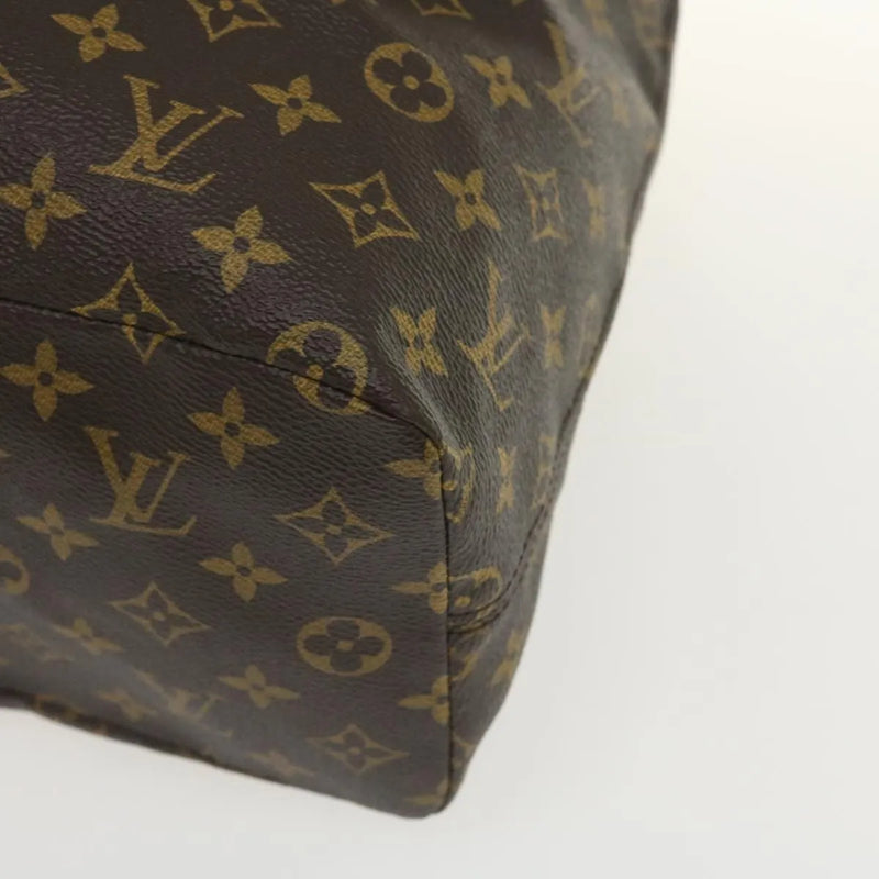 Louis Vuitton Cabas Light Drawstring Monogram Split Canvas Brown Bag