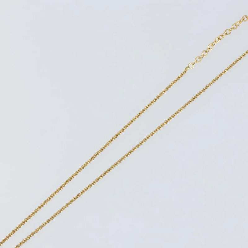 Christian Dior Cd Round Pendant Metal Gold Jewelry