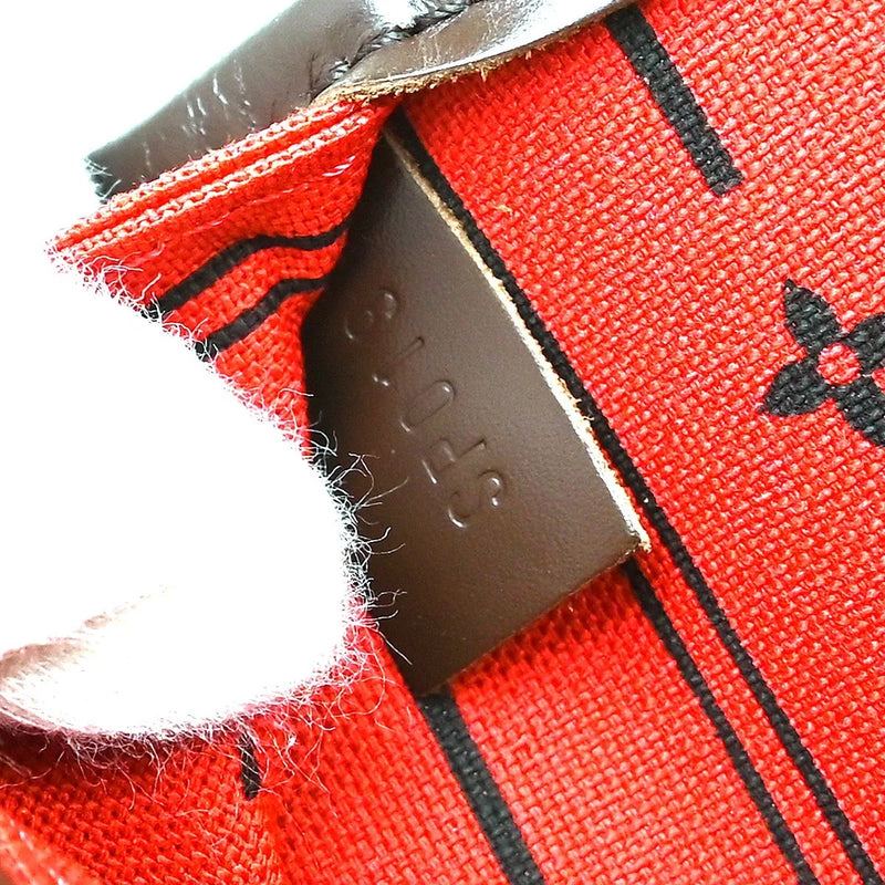 Louis Vuitton Neverfull Tote Damier Brown Canvas Bag