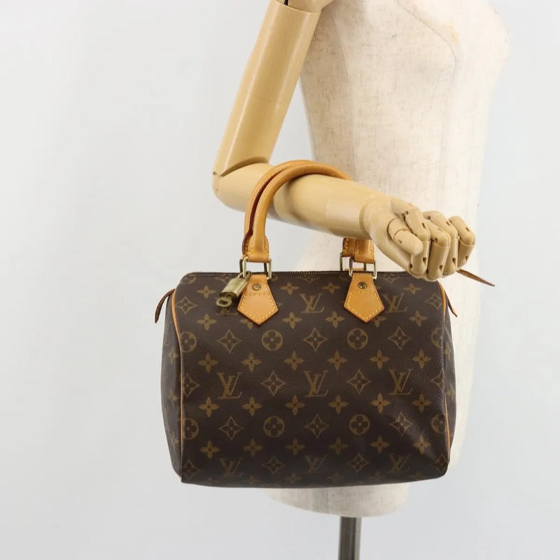 Louis Vuitton Speedy Monogram Canvas Neutral Bag