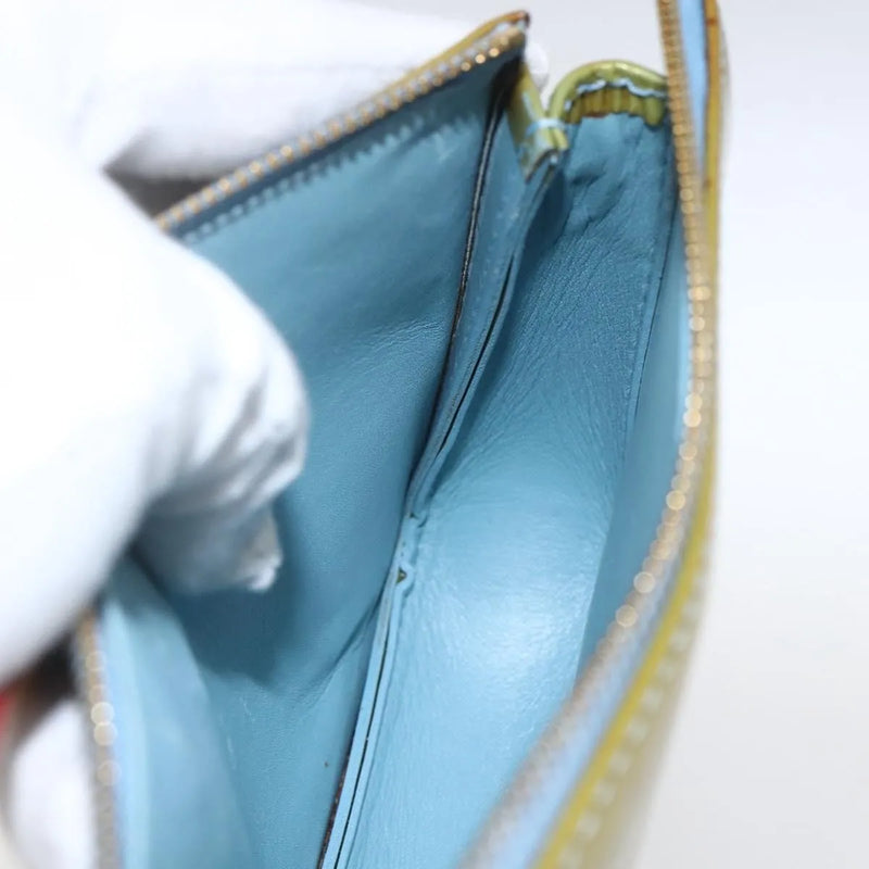 Louis Vuitton Lexington Pochette Monogram Vernis Blue Patent_leather Bag