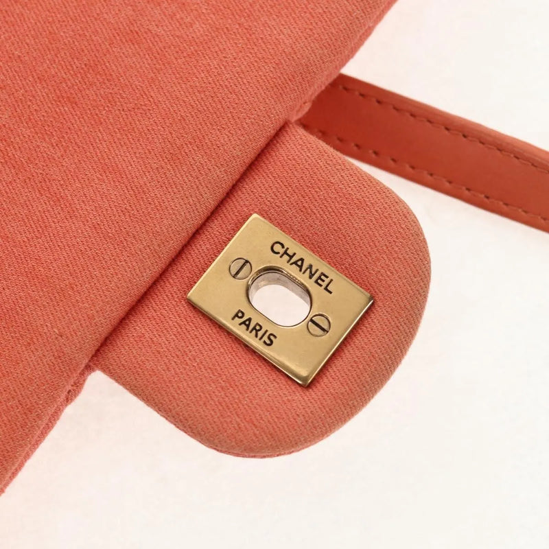 Chanel Vintage Flap Denim Pink Denim_jeans Bag