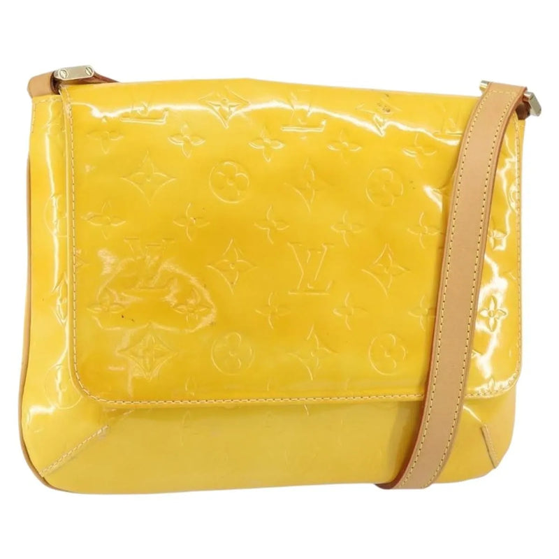 Louis Vuitton Thompson Street Monogram Vernis Yellow Patent_leather Bag