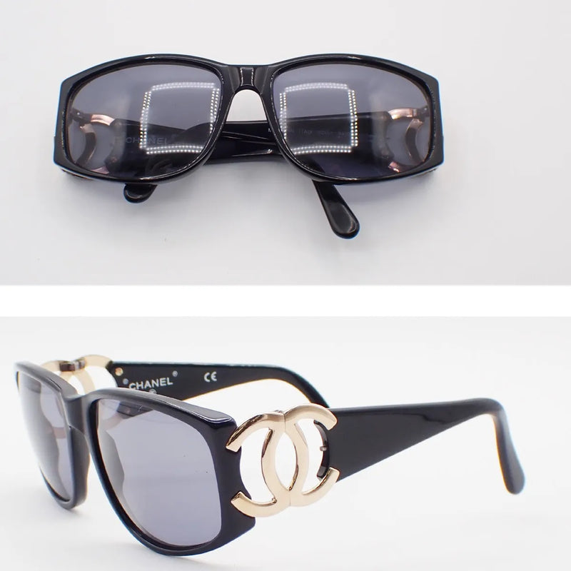 Chanel Logo Cc Plastic Black Accessory