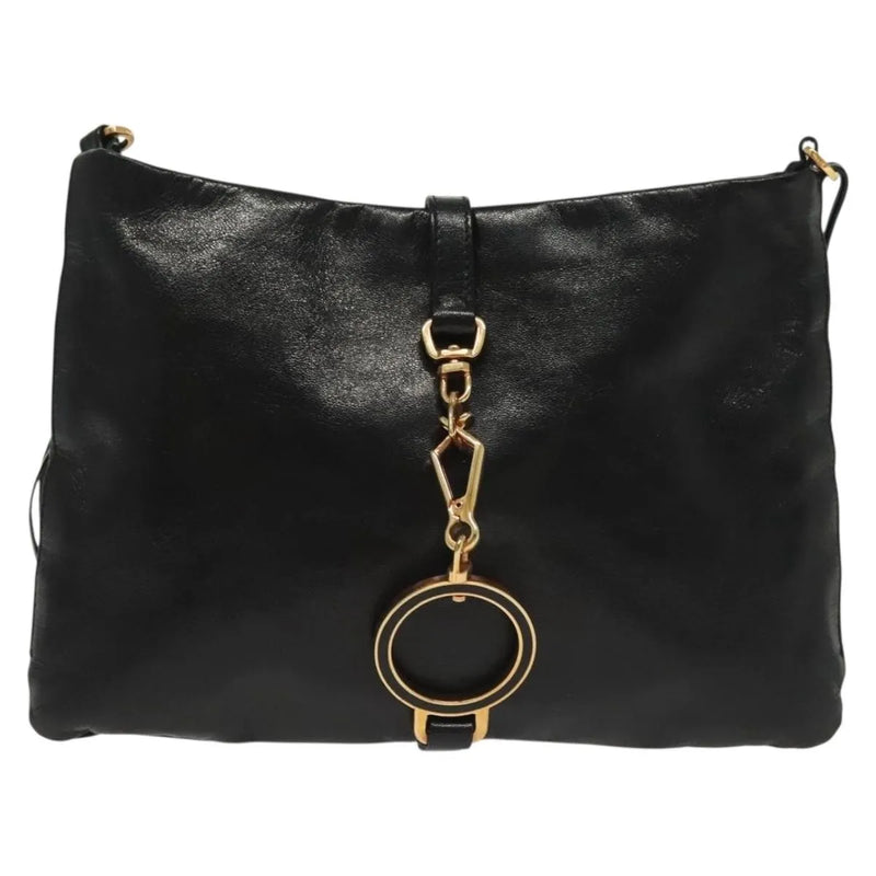 Prada Bow Vernice Saffiano Leather Black Bag
