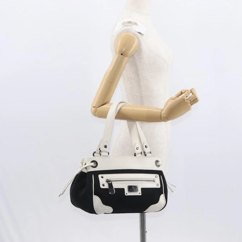Burberry Vintage Canvas Black Bag