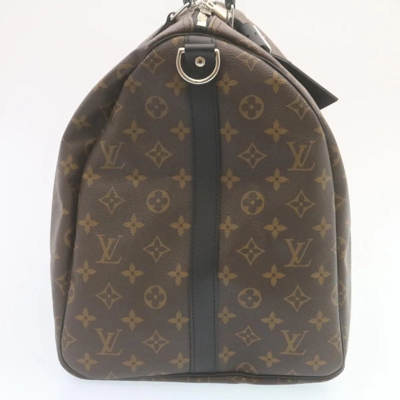 Louis Vuitton Keepall Bandouliere Monogram Canvas Brown Bag