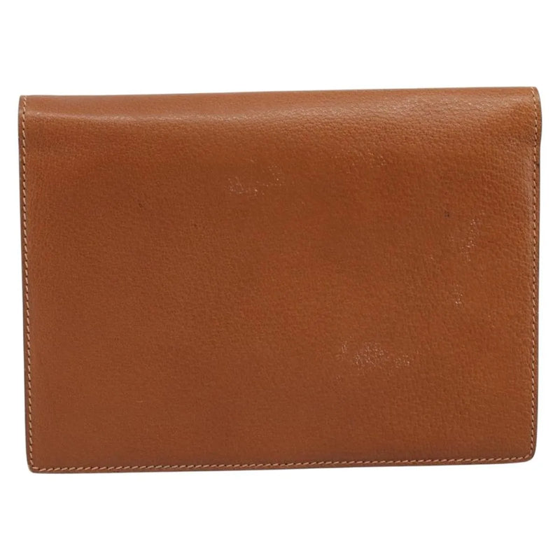 Gucci Vintage Clutch Leather Brown Bag