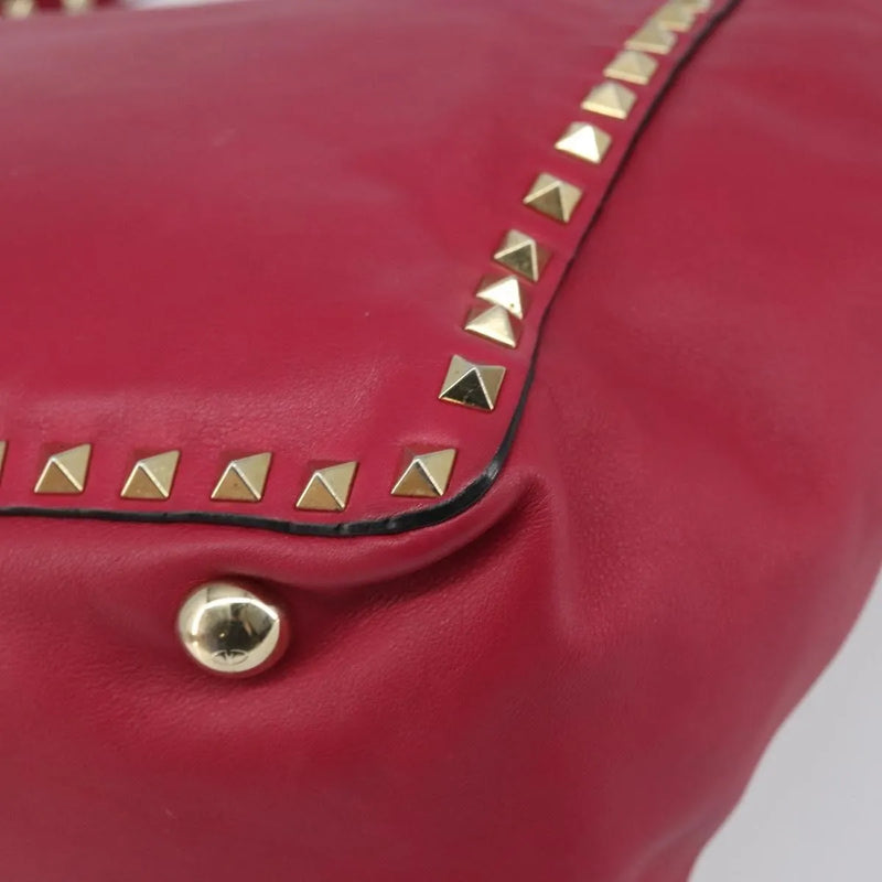 Valentino Garavani Rockstud Tote Soft Leather Pink Bag