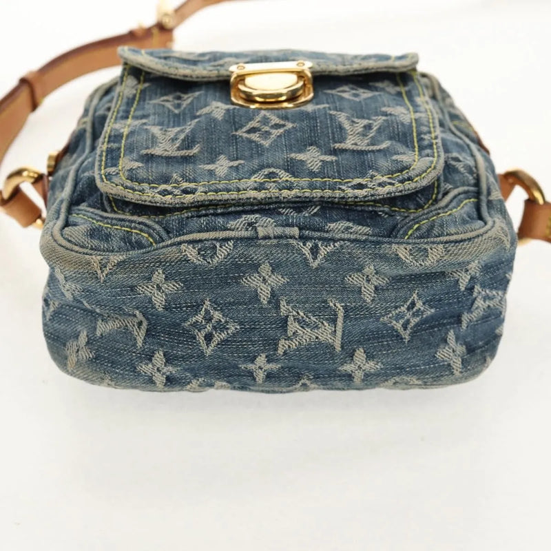 Louis Vuitton Camera Monogram Denim Blue Denim_jeans Bag