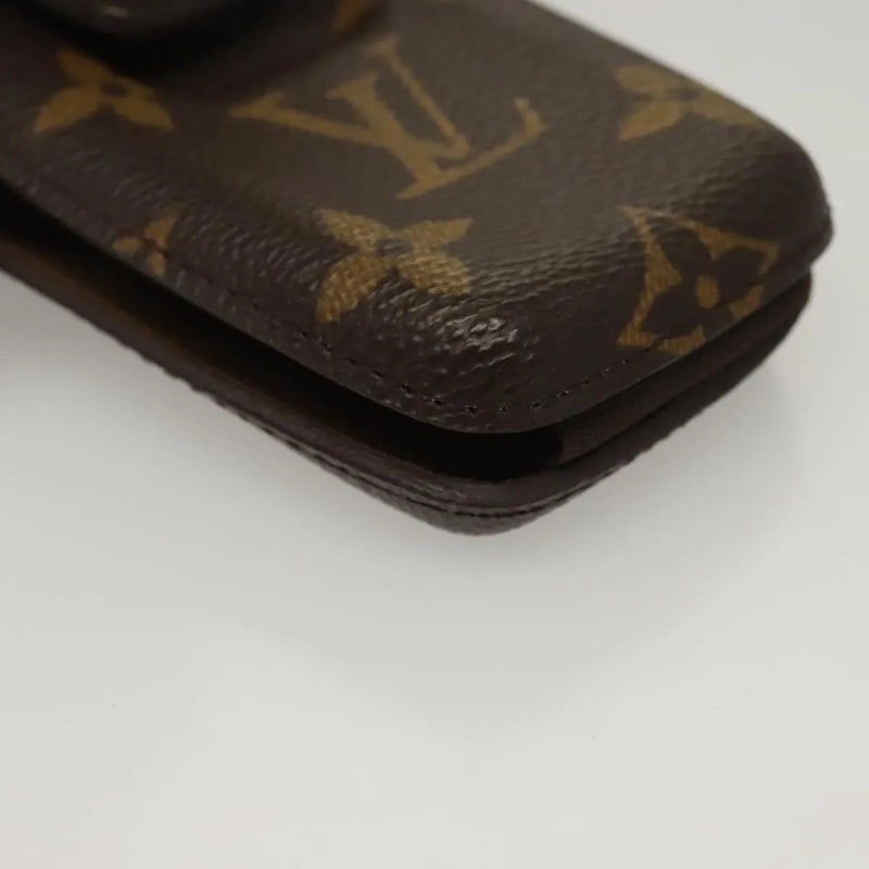 Louis Vuitton Etui Phone Case Monogram Canvas Brown Bag