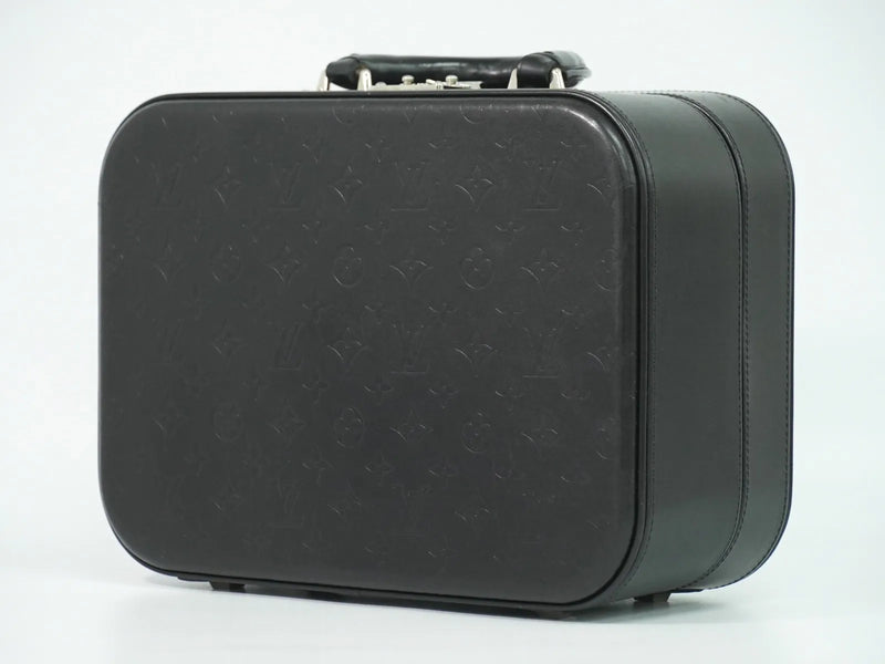 Louis Vuitton Valisette Monogram Glace Leather Black Patent_leather Bag