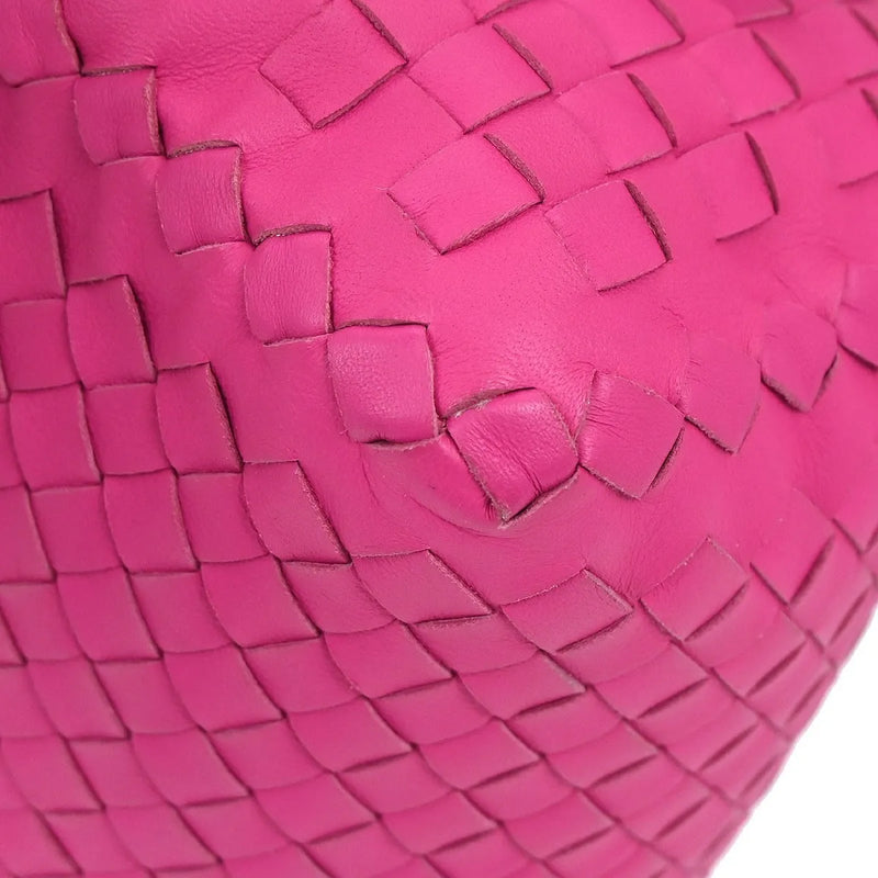 Bottega Veneta Intrecciato Leather Pink Bag
