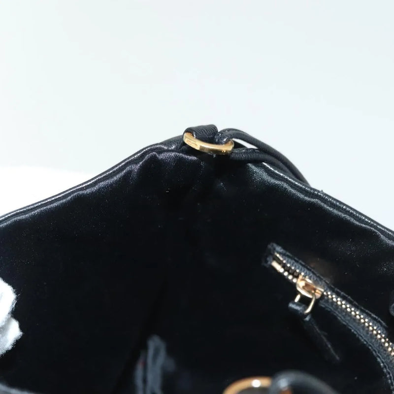 Prada Bow Vernice Saffiano Leather Black Bag