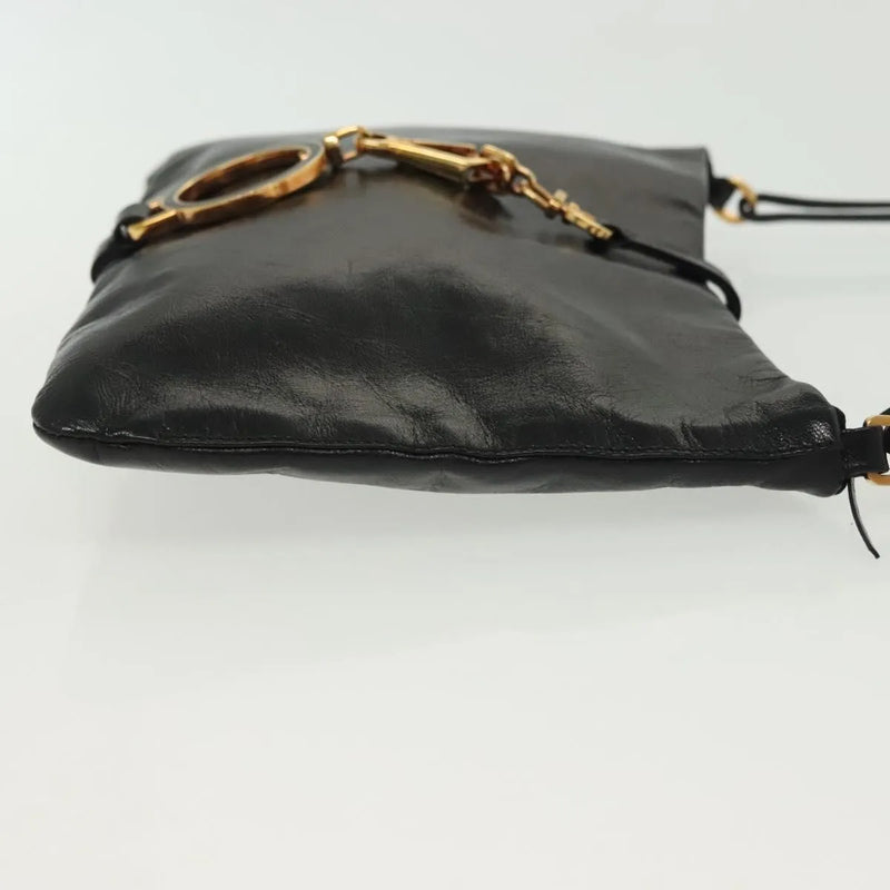 Prada Bow Vernice Saffiano Leather Black Bag