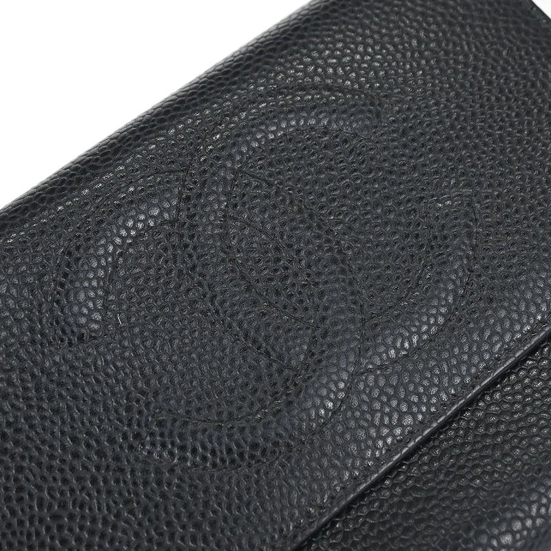 Chanel Timeless Cc French Caviar Black Calfskin Accessory