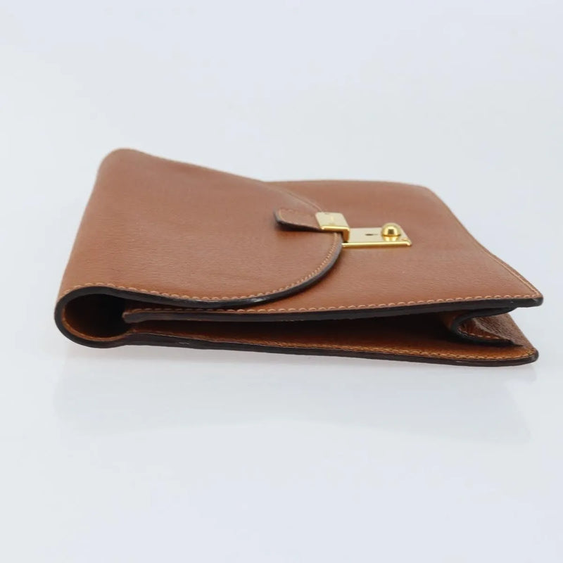 Gucci Vintage Clutch Leather Brown Bag