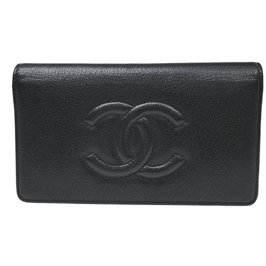 Chanel Timeless Cc French Caviar Black Calfskin Accessory