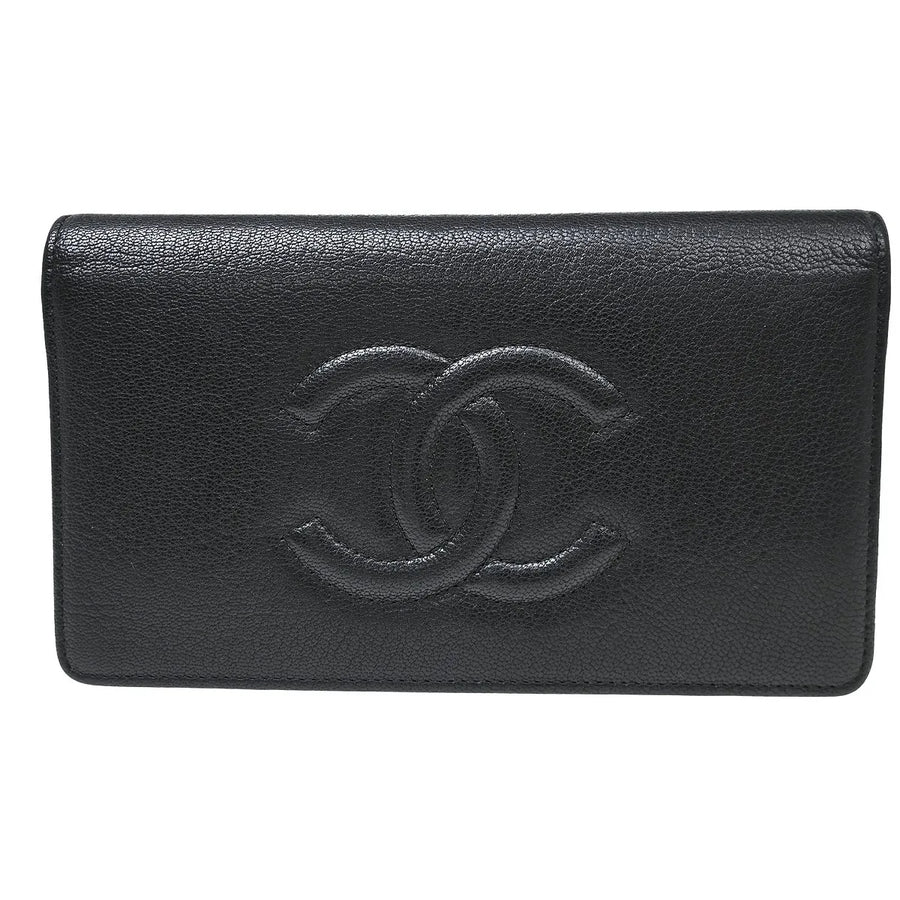 Chanel Timeless Cc French Caviar Black Calfskin Accessory