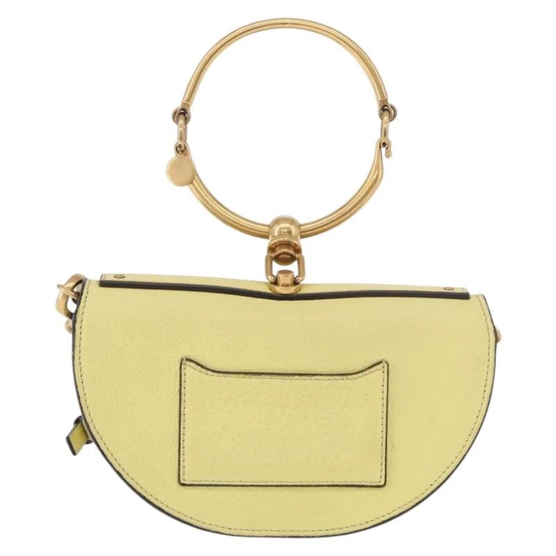 Chloe Nile Leather Yellow Bag