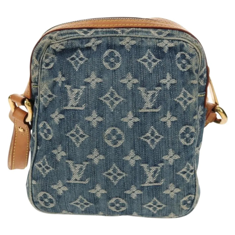 Louis Vuitton Camera Monogram Denim Blue Denim_jeans Bag