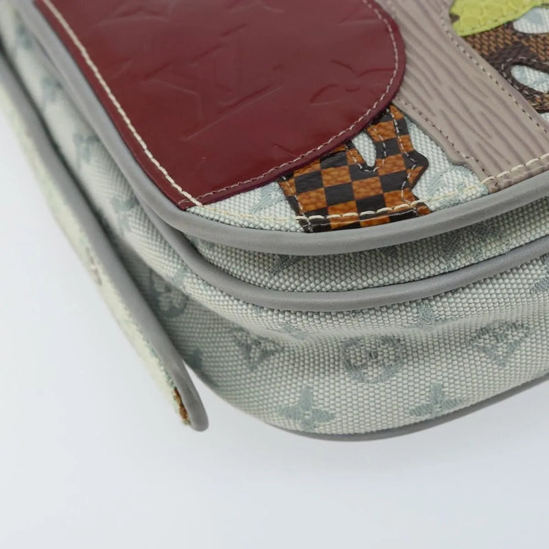 Louis Vuitton Conte De Fees Musette Monogram Patchwork Gray Canvas Bag