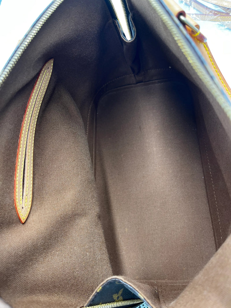 Louis Vuitton Vintage Alma Monogram Canvas Brown Bag