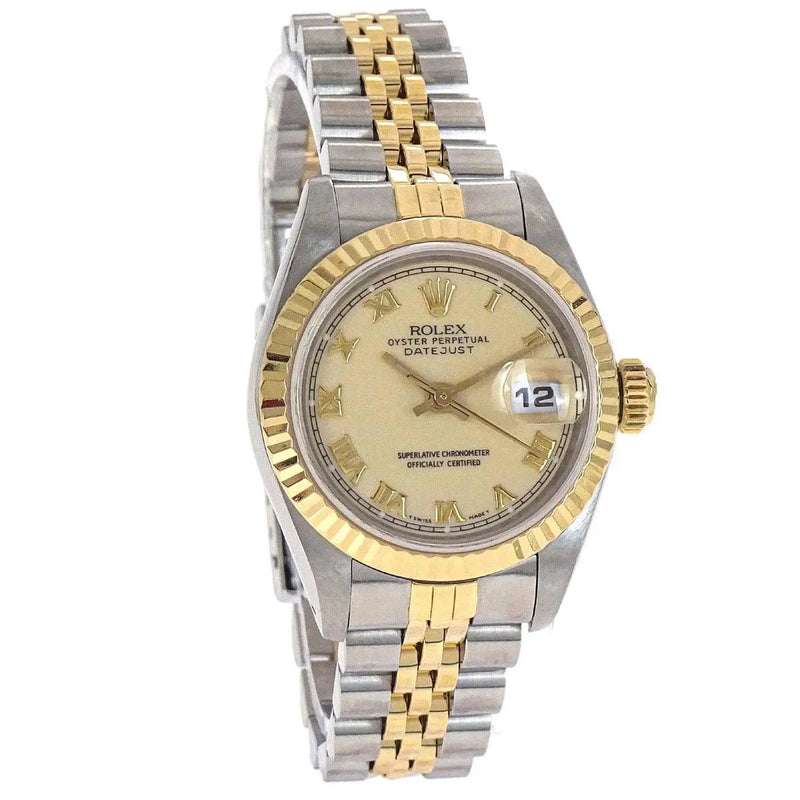 Rolex Oyster Perpetual Datejust Automatic Stainless Steel And Yellow Gold Watch