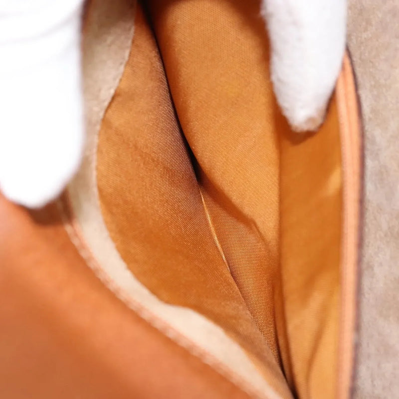 Gucci Vintage Clutch Leather Brown Bag