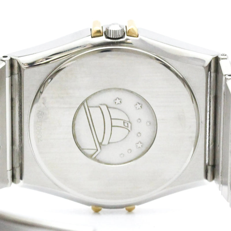 Omega Constellation Quartz Stainless Steel And Yellow Gold Watch