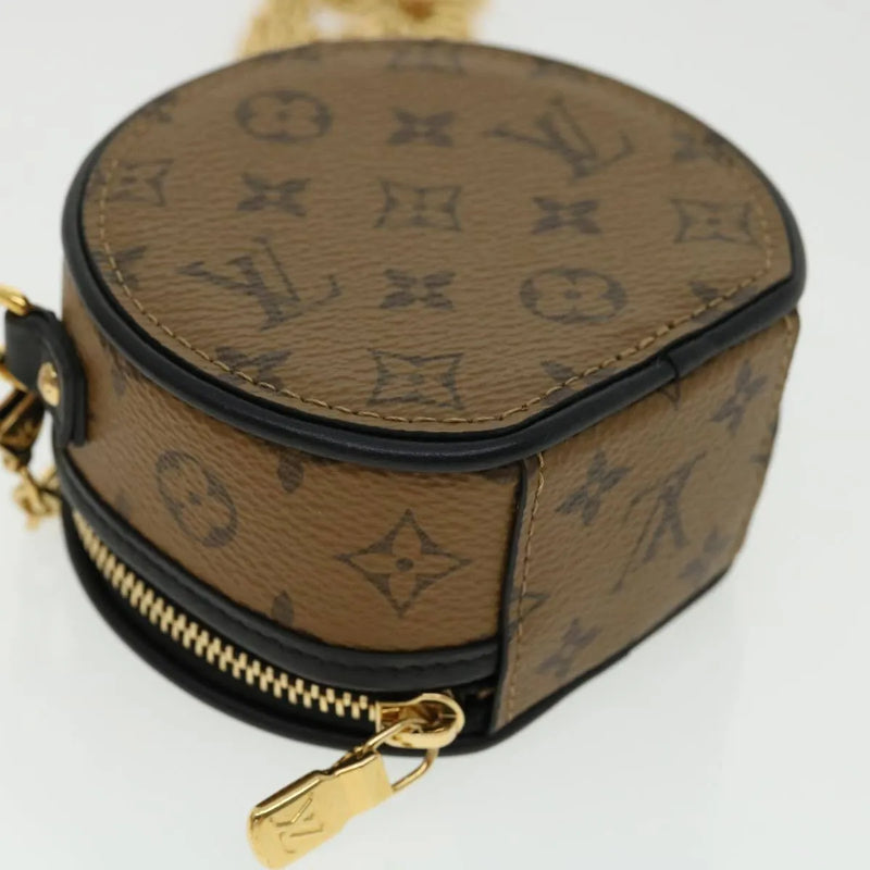 Louis Vuitton Boite Chapeau Souple Reverse Monogram Giant Brown Canvas Bag