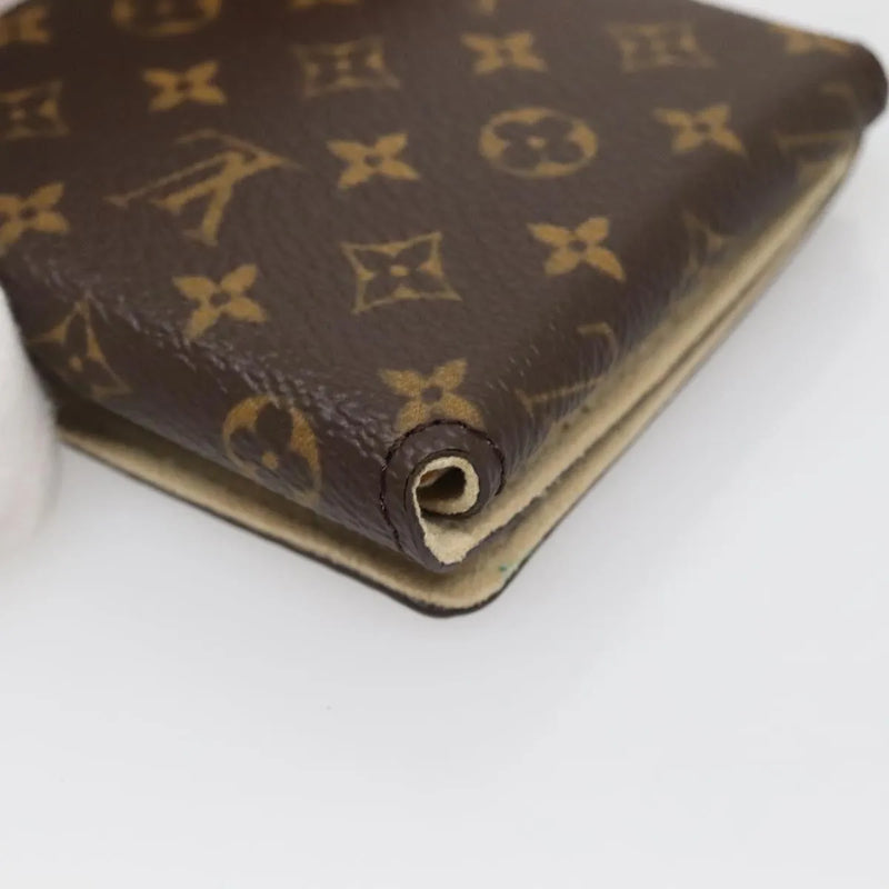 Louis Vuitton Case Jewelry Box Canvas Brown Accessory