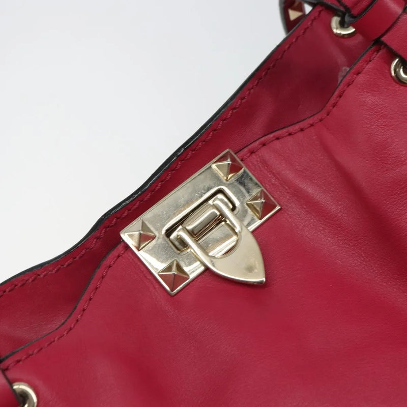 Valentino Garavani Rockstud Tote Soft Leather Pink Bag