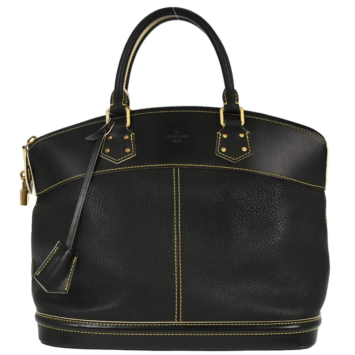 Louis Vuitton Suhali Lockit Leather Black Bag