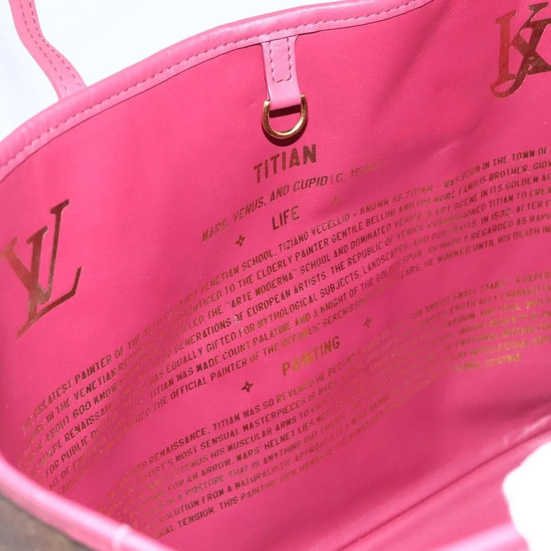 Louis Vuitton Neverfull Nm Tote Limited Edition Jeff Koons Titian Print Canvas Multicolour Bag