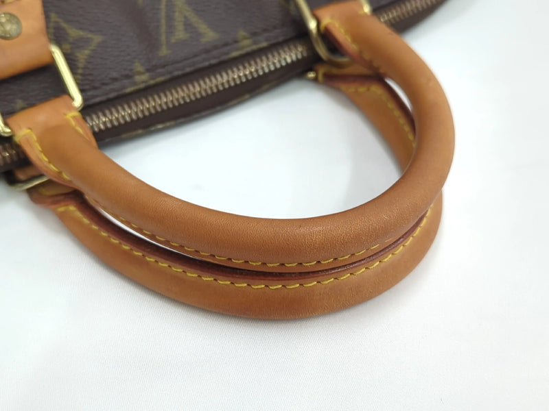Louis Vuitton Vintage Alma Monogram Canvas Brown Bag