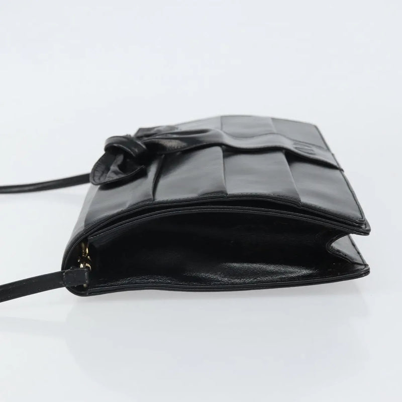 Valentino Garavani Bow Leather Black Bag