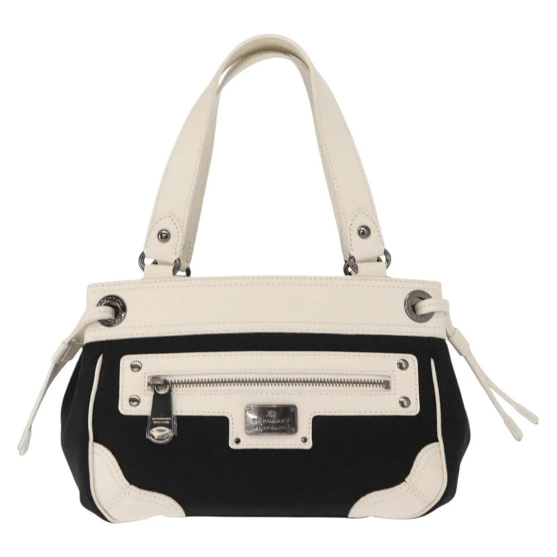 Burberry Vintage Canvas Black Bag