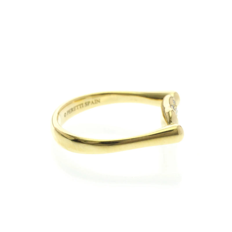 Tiffany & Co. Elsa Peretti Bean Band 18k Yellow Gold With Diamonds Yellow_gold Jewelry