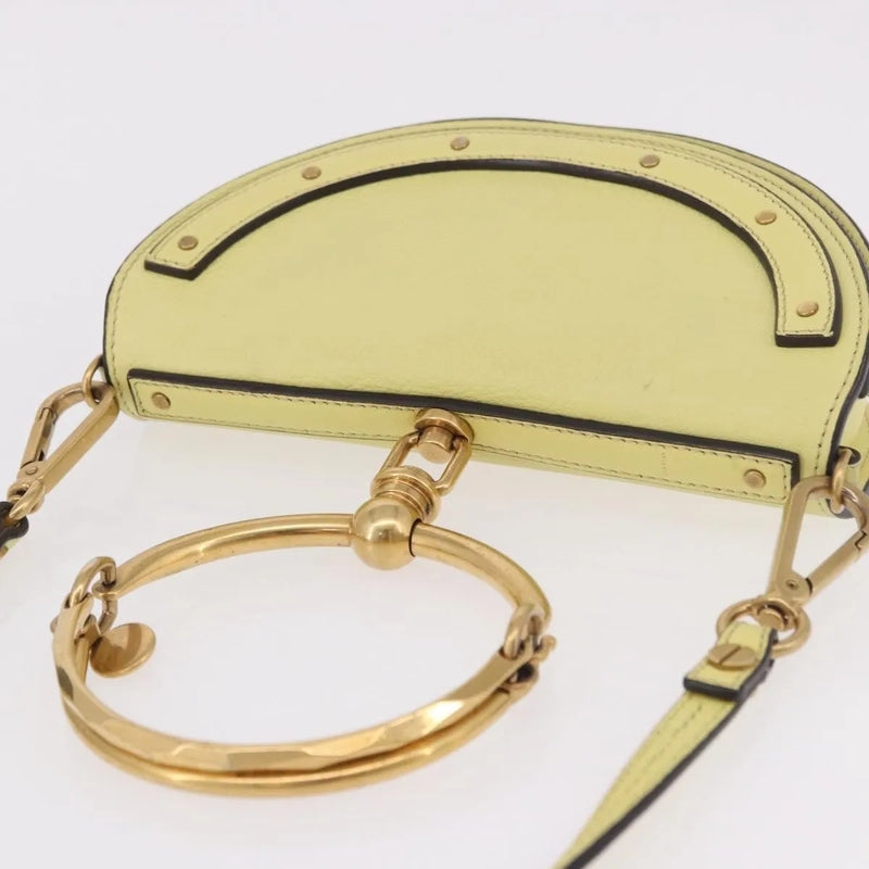 Chloe Nile Leather Yellow Bag