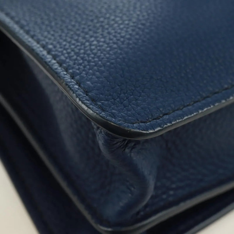 Chloe Aby Day Leather Blue Bag