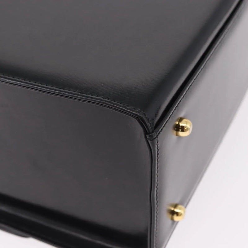 Versace Vintage Leather Black Bag