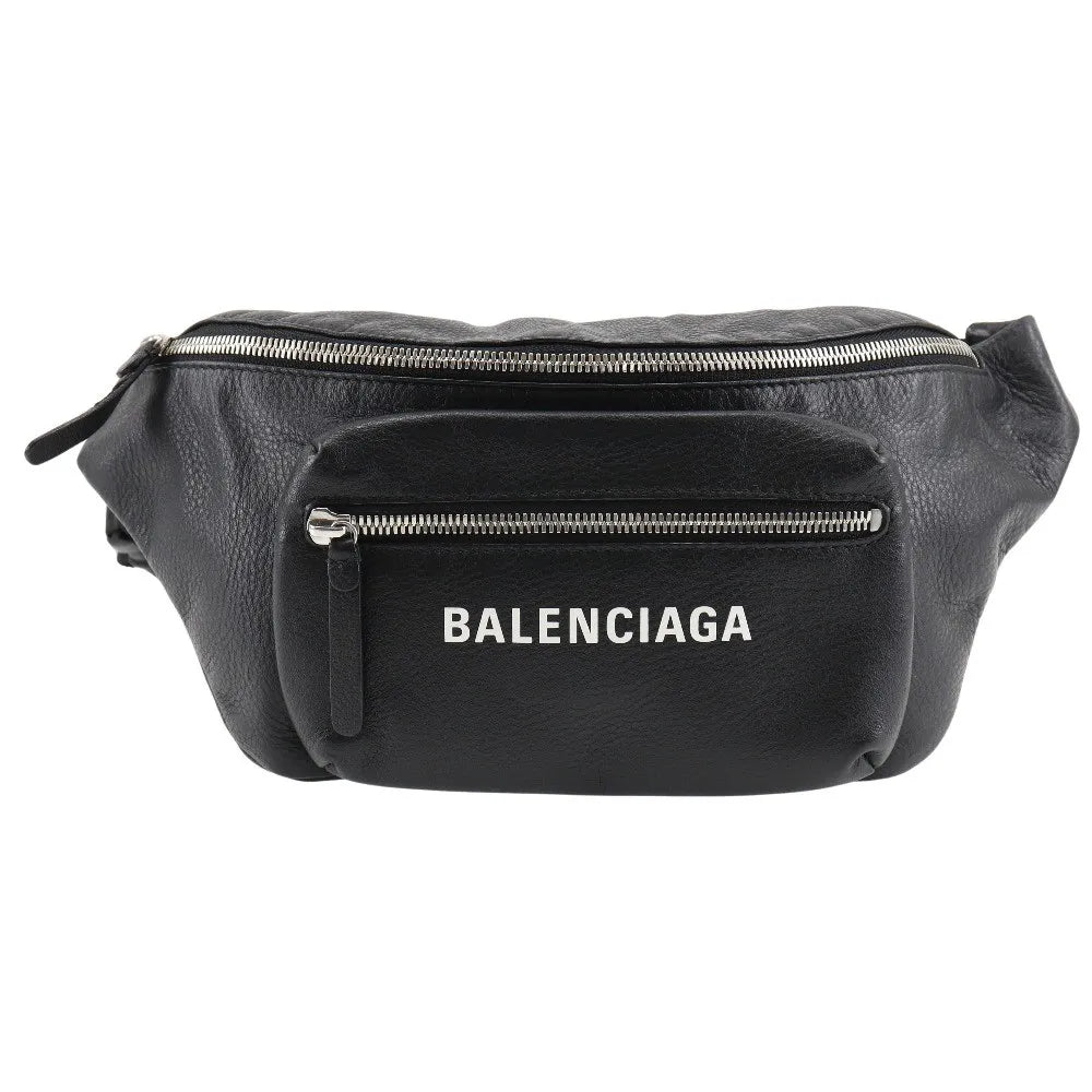 Balenciaga Everyday Waist Leather Black Bag